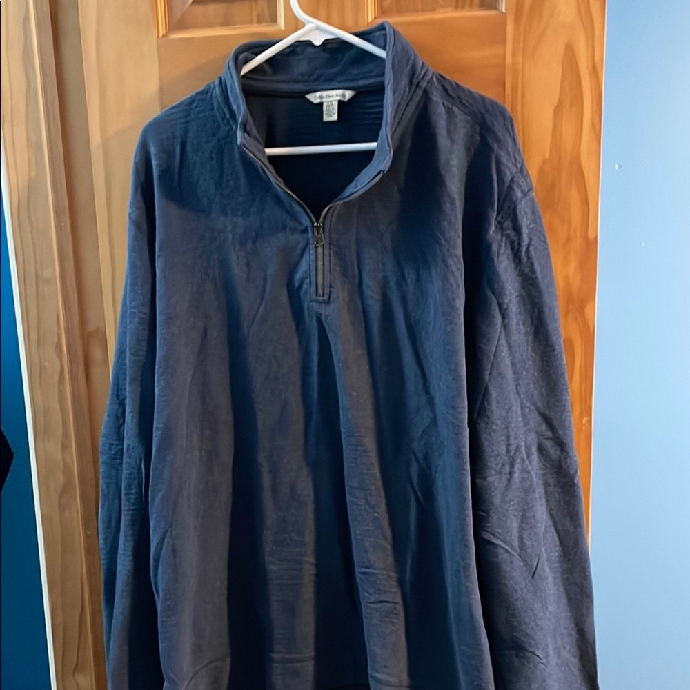 Calvin Klein Navy Blue Quarter-Zip Pullover